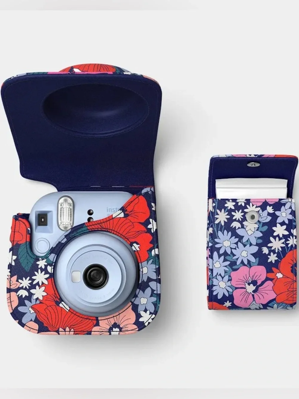 heyday Poppy Flowers crossbody camera case